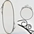 IKEA "EKNE" Round and Oval Mirrors 3D model small image 1