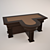 Executive Office Table 3D model small image 1