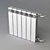 Bimetal Radiator - Efficient Heating Solution 3D model small image 1