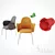 Flower Chair: Stylish Comfort for Home & Office 3D model small image 1
