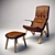 NY Leather Chair 3D model small image 1