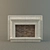  Traverine & Clinker Brick Decor Fireplace 3D model small image 1