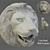 Regal Lion Wall Fountain 3D model small image 1