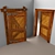 Title: Vintage Oak Decorative Door 3D model small image 1