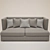 Cozy Retreat Sofa 3D model small image 1