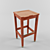 Title: Western-Style Cowboy Bar Stool 3D model small image 1