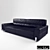 Customizable Luis Silva Ancora Sofa 3D model small image 1