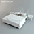 Elegant Giglio Bed by CANTORI 3D model small image 1