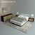 Luxurious Santarossa RECTO Bed 3D model small image 1