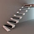Modern Spiral Staircase: Handcrafted Excellence 3D model small image 1