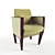 Contemporary Texture Armchair 3D model small image 1