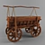 Decorative Cart with Materials 3D model small image 1