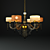 Elegant Empiric Chandelier 3D model small image 1