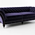 Classic Chesterfield Sofa 3D model small image 1