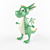 Dragon Toy, Textured-less 3D model small image 1