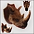 Rhino - Textured Collectible Addition 3D model small image 1