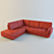 Europa Allegro Classic Sofa 3D model small image 1