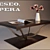 Teseo Opera: Contemporary Coffee Table 3D model small image 1