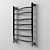 Margroid Wave Electric Towel Warmer 3D model small image 1