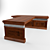 Executive Director's Desk in Venge 3D model small image 1