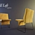 Title: IL LOFT AGATHA: Elegant Modern Chair 3D model small image 1