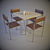 Modern-Pub Dining Set 3D model small image 1