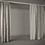 Highly Stylish Curtains for 2.7 Meter Ceiling 3D model small image 1