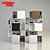 Elegant Wall Storage Solution 3D model small image 1