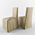 Silk Chair Cover 3D model small image 1