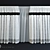 Title: Chalet-Style Fur-Lined Blinds 3D model small image 1