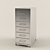 IKEA HELMER Storage Cabinet 3D model small image 1