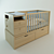 Avola Blanco Convertible Baby Crib 3D model small image 1