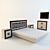 Elegant Ellipse Bedroom Set 3D model small image 1