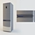 Samsung RL-55 VGBIH: Sleek, Spacious Fridge 3D model small image 1