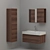 Cobe Bathroom Furniture Set 3D model small image 1