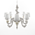 Deco Twist Chandelier 3D model small image 1