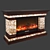 Lord S86 Electric Fireplace 3D model small image 1