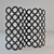 Silky Black Lacquer Decorative Screen 3D model small image 1