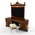 Italian Riva Mobili Vanity for Bedroom 3D model small image 1