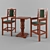 Billiard Room Furniture Set 3D model small image 1