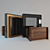 Ceiling-Mounted Decorative Bar Cabinet 3D model small image 1