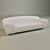 Giorgetti Kendal 61100: Italian-made Divan with Open-Back Design 3D model small image 1