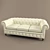 Classic Elegance: Poltrona Frau Chester Sofa 3D model small image 1