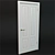 Dolce Porte Milan: Elegant Room Doors 3D model small image 1