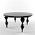 Modern Noir Luis Dining Table 3D model small image 1