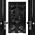 Elegant Rose Door 3D model small image 1