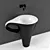 Compact Cup Sink 3D model small image 1