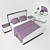 Elegant Diana Bedroom by Bellona 3D model small image 1