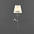 Elegant Odeon Light Capelo Wall Sconce 3D model small image 1