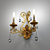 Title: Elegant Candle Wall Sconce 3D model small image 1